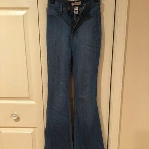 Vibrant bell bottom jeans - size 1(W24)